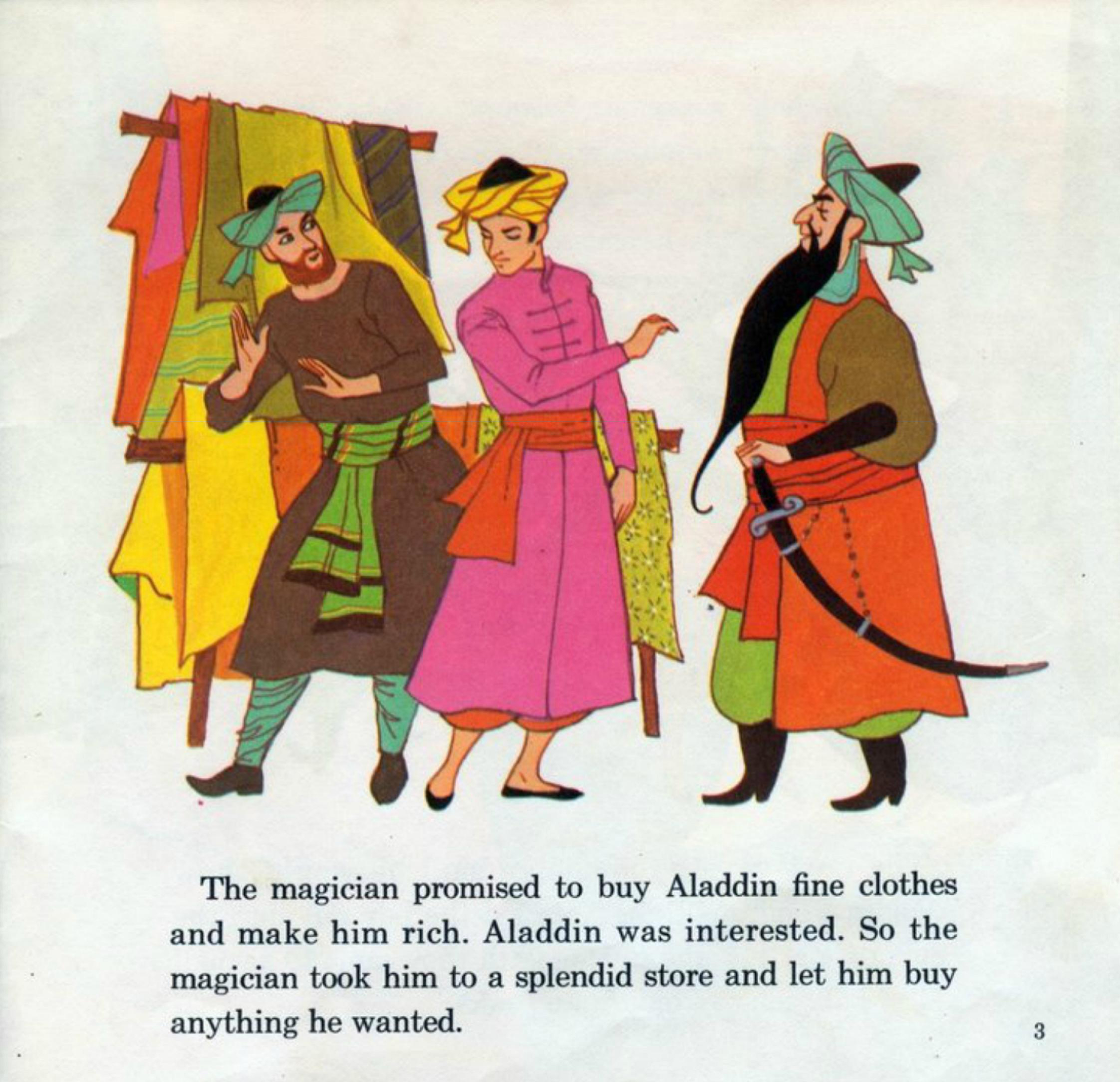 Aladdin and His Lamp (05),绘本,绘本故事,绘本阅读,故事书,童书,图画书,课外阅读